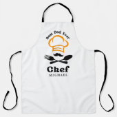 Beste vader ooit | Chef Pet lepel & vork Schort (Voorkant)