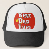 Beste vader ooit China vlag Trucker Pet (Voorkant)