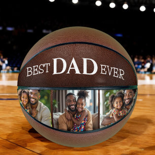 Beste vader ooit cool trendy foto Instagram Collag Basketbal