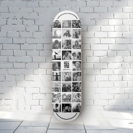 Beste vader ooit Cool Trendy Instagram Foto Collag Persoonlijk Skateboard