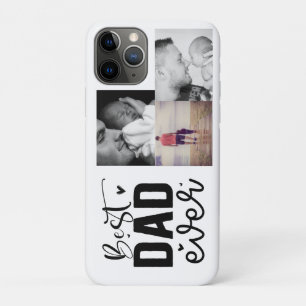 Beste vader ooit Custom 3 foto Case-Mate iPhone Case