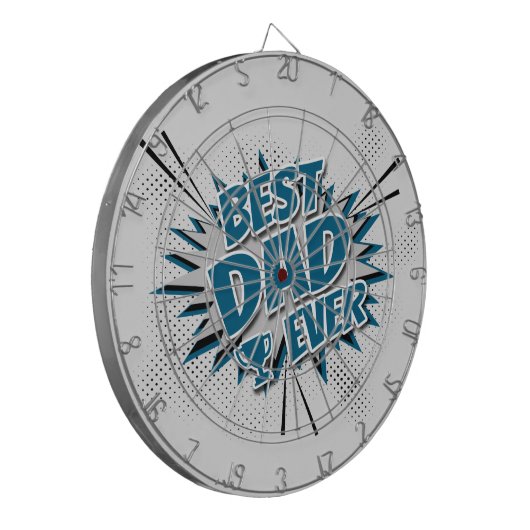 Beste vader ooit dartbord (Voorkant Links)