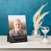 Beste vader ooit Definitie Foto Jigzaag Puzzle Fotoplaat (Zijkant)