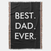 Beste vader ooit deken (Voorkant Verticaal)