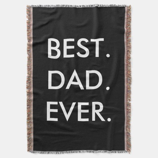 Beste vader ooit deken (Voorkant Verticaal)