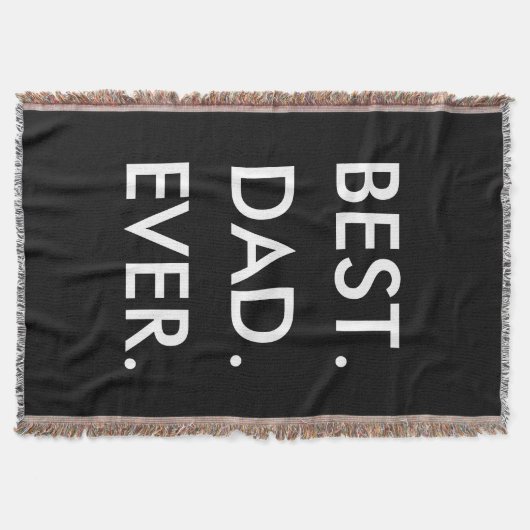 Beste vader ooit deken (Voorkant)