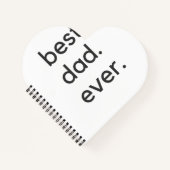 beste vader ooit donker notitieboek (Voorkant)