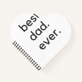 beste vader ooit donker notitieboek