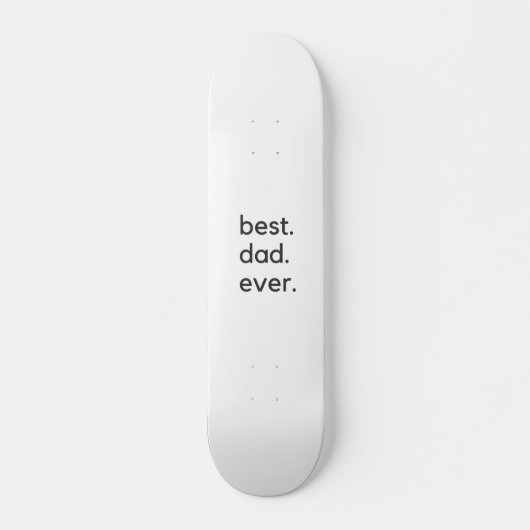 beste vader ooit donker persoonlijk skateboard (Voorkant)