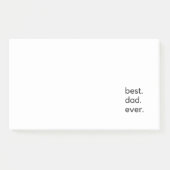 beste vader ooit donker post-it® notes (Voorkant)