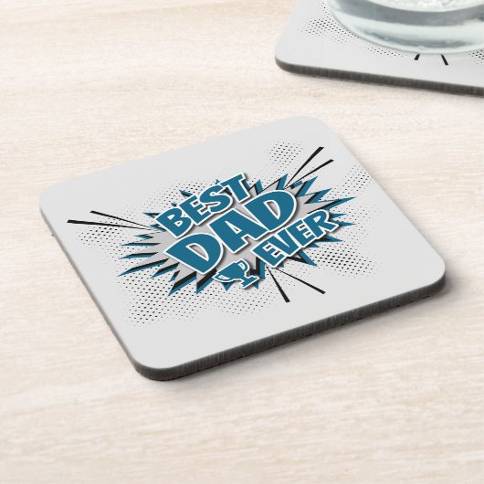 Beste vader ooit drankjes onderzetter (Linkerzijde)