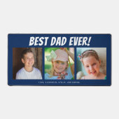Beste vader ooit | Drie foto's Bureaumat (Voorkant)