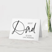 Beste vader ooit een gelukkige Vaderdag Kaart (Voorkant)