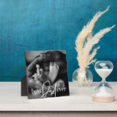 Beste vader ooit een moderne, eenvoudige elegante  fotoplaat (Insitu)