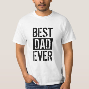 Beste vader ooit Eenvoudige Vaderdag Gift T-Shirt
