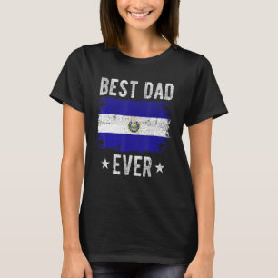 Beste vader ooit El Salvador Vlag Beste Salvadoraa T-shirt