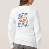 Beste vader ooit en beste moeder ooit t-shirt (Achterkant)
