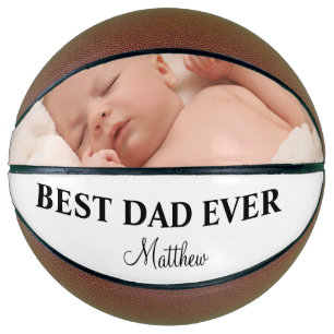 Beste vader ooit familie foto Afbeelding Moderne A Basketbal