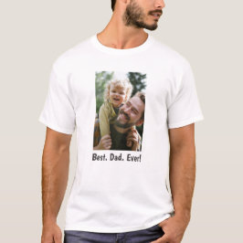 Beste vader ooit familie foto T-shirt