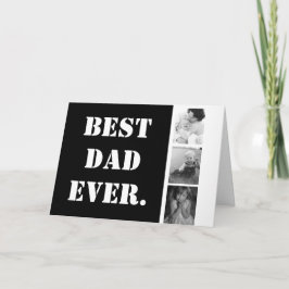 BESTE VADER OOIT Familiefoto Collage Vaderdag Kaart