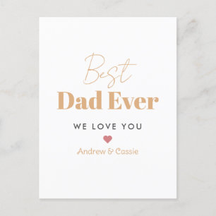 Beste vader ooit feestdagenkaart