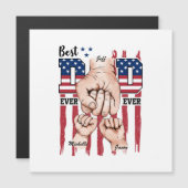 Beste vader ooit - Fist Bump USA Flag - 2 Kinder (Voorkant / Achterkant)