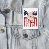 Beste vader ooit - Fist Bump USA Flag - 2 Kinder Button (Insitu)