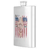 Beste vader ooit - Fist Bump USA Vlag - 1 Kind Flacon (Links)