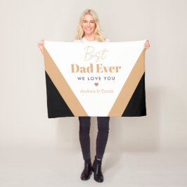 Beste vader ooit fleece deken