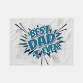 Beste vader ooit fleece deken (Voorkant (Horizontaal))