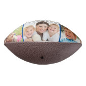 Beste vader ooit foto collage blauw american football (Gedraaid 270)