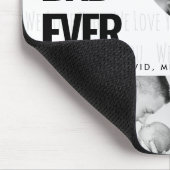 Beste vader ooit foto collage familie muismat (Hoek)