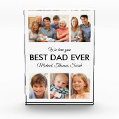 Beste vader ooit Foto Collage Fathers Day (Voorkant)