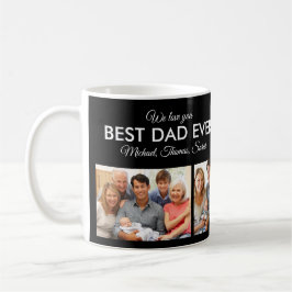 Beste vader ooit Foto Collage Fathers Day Koffiemok