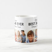 Beste vader ooit Foto Collage Fathers Day Koffiemok (Center)