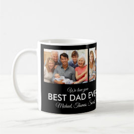 Beste vader ooit Foto Collage Fathers Day Koffiemok