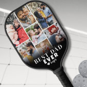 Beste vader ooit Foto Collage Fathers Day Pickleball Paddle