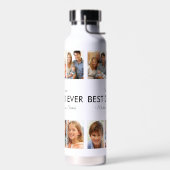 Beste vader ooit Foto Collage Fathers Day Waterfles (Links)