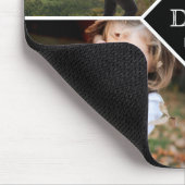 Beste vader ooit, foto Collage op maat Muismat (Hoek)