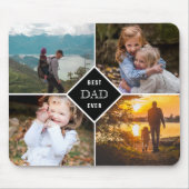 Beste vader ooit, foto Collage op maat Muismat (Voorkant)