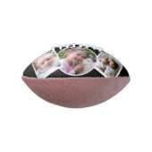 Beste vader ooit Foto Collage Red Black Football (Gedraaid 90)