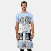 Beste vader ooit foto collage Schort (Gedragen)