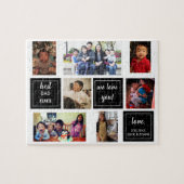 Beste vader ooit foto collage Vaderdag gift Legpuzzel (Horizontaal)