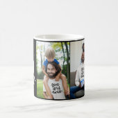 Beste vader ooit Foto Collage Vaderdag GIft Trav Koffiemok (Center)