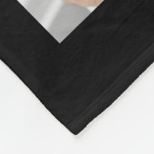 Beste vader ooit foto collage zwarte blanke vader fleece deken (Hoek)