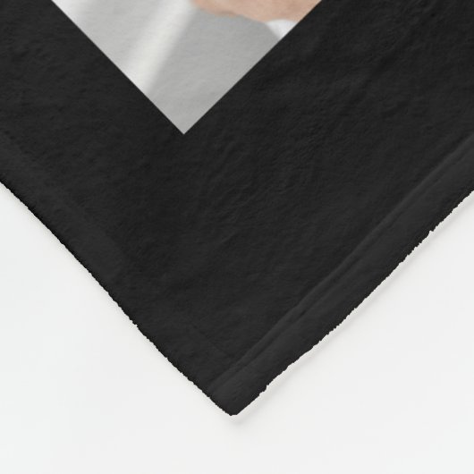 Beste vader ooit foto collage zwarte blanke vader fleece deken (Hoek)