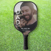 Beste vader ooit Foto Cool Modern Vaderdag Pickleball Paddle