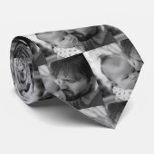 Beste vader ooit foto familie stropdas (Opgerold)