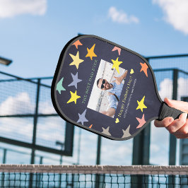 Beste vader ooit foto gepersonaliseerd pickleball paddle