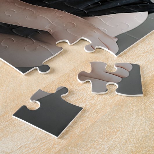 Beste vader ooit foto hart vaders dag legpuzzel (Zijkant)